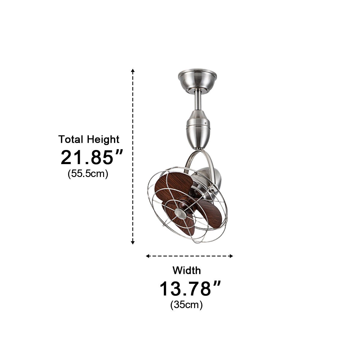Modern Oscillating Ceiling Fan 3 Blade - Flyachilles