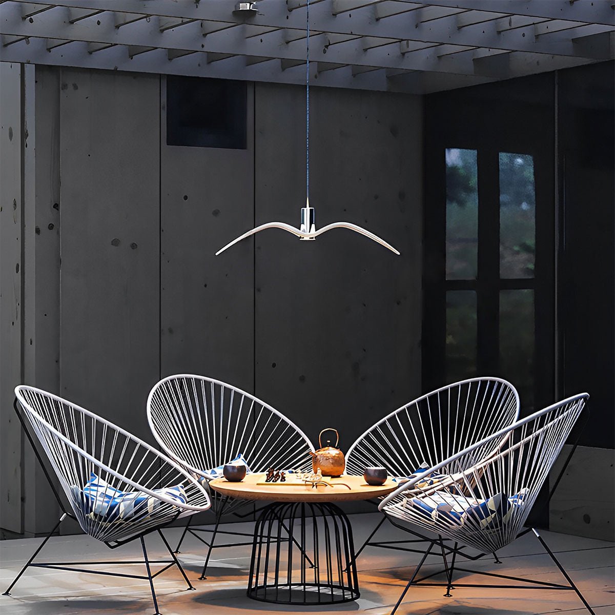 Modern Outdoor Waterproof Seagull Bird LED Ceiling Pendant Lights - Flyachilles
