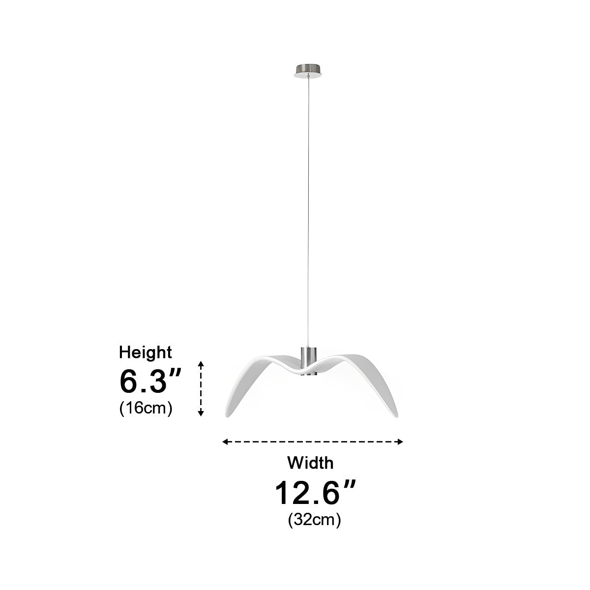 Modern Outdoor Waterproof Seagull Bird LED Ceiling Pendant Lights - Flyachilles