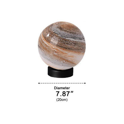 Modern Planet Globe Glass Waterproof Fence Outdoor Post Light - Flyachilles