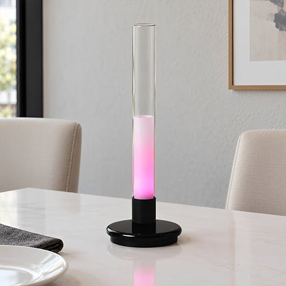 Modern Rechargeable LED Table Lamp with Glass Tube Ambient Light - Flyachilles