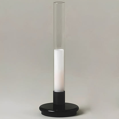 Modern Rechargeable LED Table Lamp with Glass Tube Ambient Light - Flyachilles