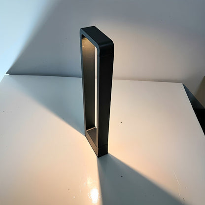 Modern Rectangular Frame Waterproof Outdoor Bollard Parth Light - Flyachilles