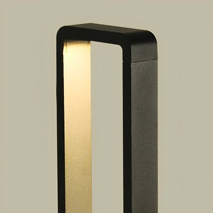 Modern Rectangular Frame Waterproof Outdoor Bollard Parth Light - Flyachilles