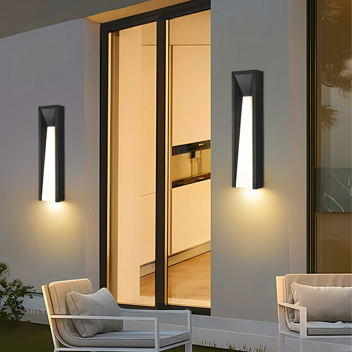 Modern Rusti Long Strip Waterproof Outdoor LED Porch Wall Light - Flyachilles