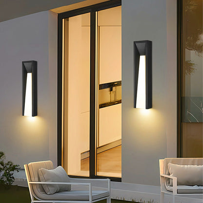 Modern Rusti Long Strip Waterproof Outdoor LED Porch Wall Light - Flyachilles