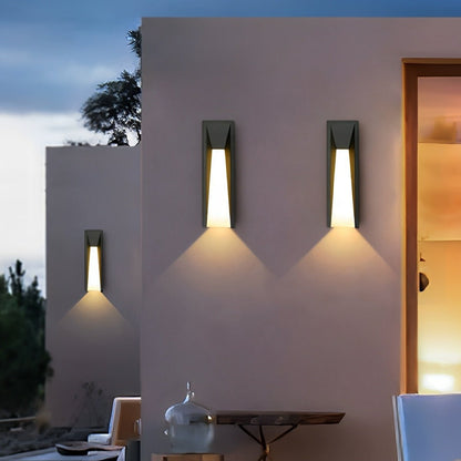 Modern Rusti Long Strip Waterproof Outdoor LED Porch Wall Light - Flyachilles