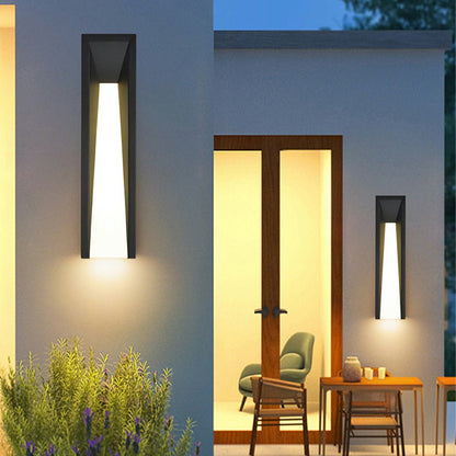 Modern Rusti Long Strip Waterproof Outdoor LED Porch Wall Light - Flyachilles