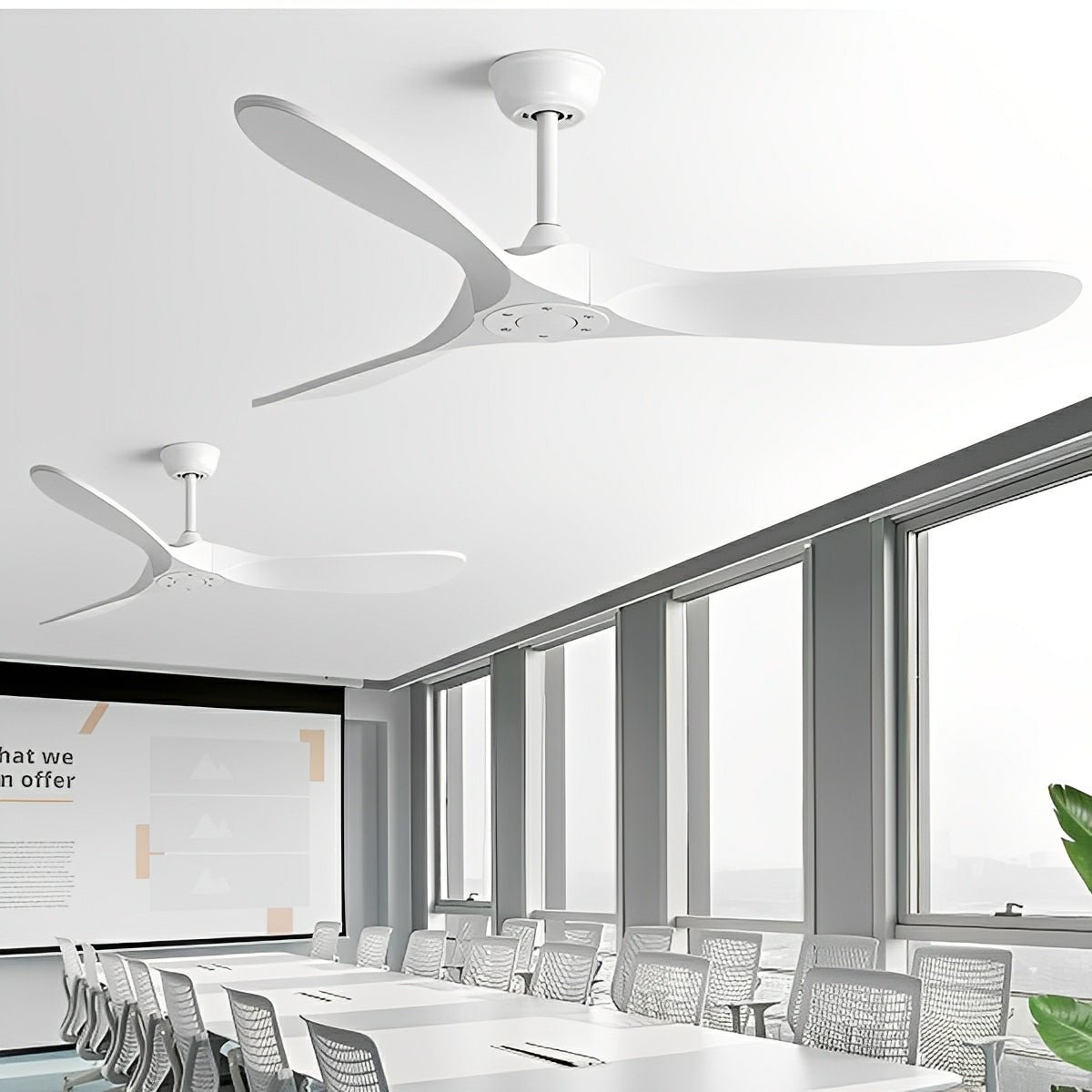 Modern Scandinavian Minimalist DC Motor Reverse Ceiling Fan - Flyachilles