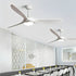 Modern Scandinavian Minimalist DC Motor Reverse Ceiling Fan Light - Flyachilles