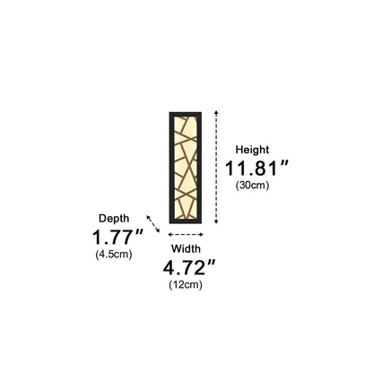 Modern Slim Waterproof Long Strip LED Outdoor Wall Lights - Flyachilles