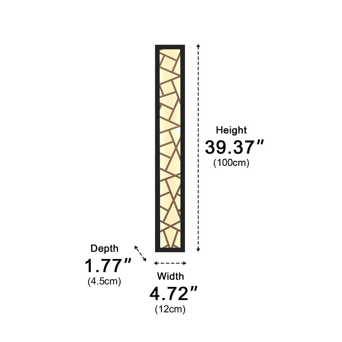 Modern Slim Waterproof Long Strip LED Outdoor Wall Lights - Flyachilles