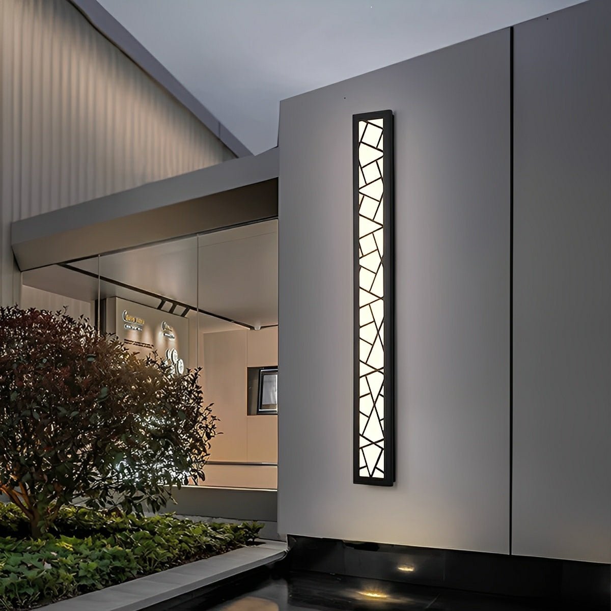 Modern Slim Waterproof Long Strip LED Outdoor Wall Lights - Flyachilles