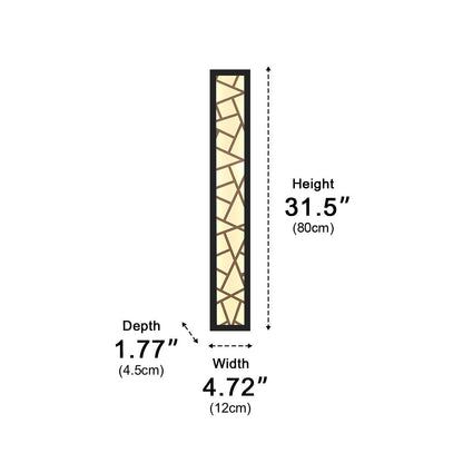 Modern Slim Waterproof Long Strip LED Outdoor Wall Lights - Flyachilles