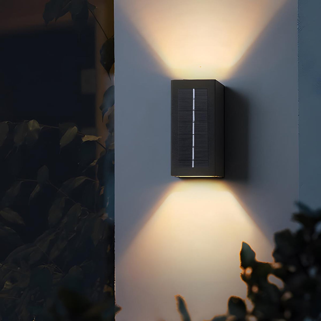 Modern Solar Waterproof Up and Down LED Outdoor Wall Sconces - Flyachilles