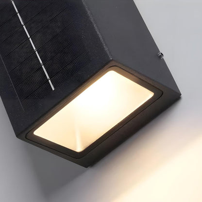 Modern Solar Waterproof Up and Down LED Outdoor Wall Sconces - Flyachilles