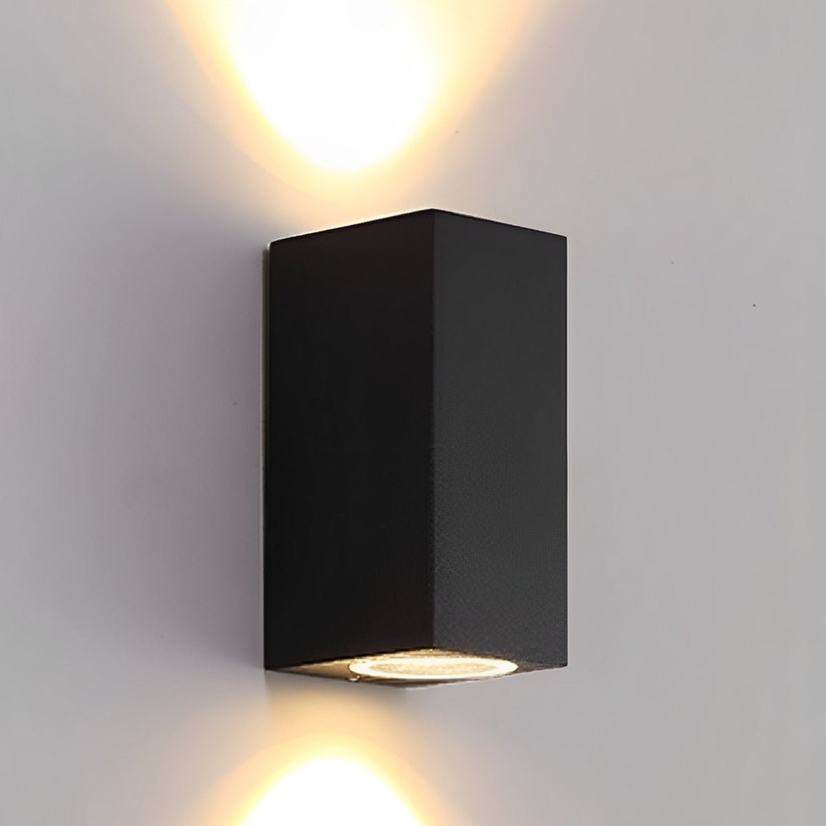 Modern Square Outdoor Waterproof Wall Washer Double Light - Flyachilles