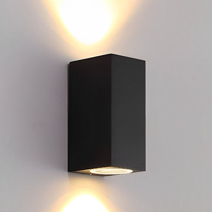 Modern Square Outdoor Waterproof Wall Washer Double Light - Flyachilles