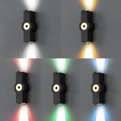 Modern Waterproof Black Outdoor LED Wall Lights Spotlights - Flyachilles