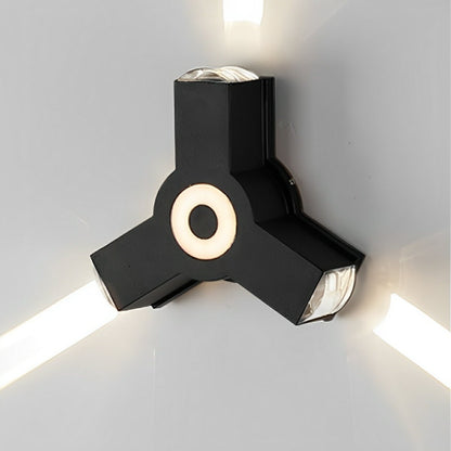 Modern Waterproof Black Outdoor LED Wall Lights Spotlights - Flyachilles