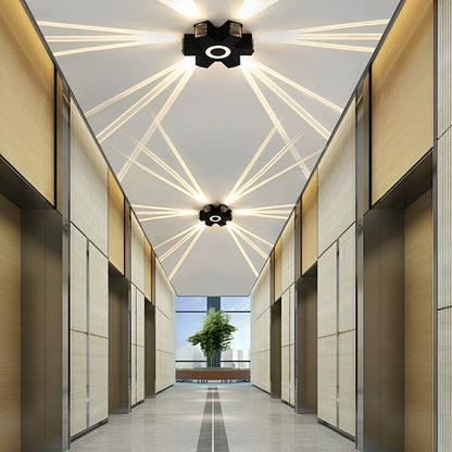 Modern Waterproof Black Outdoor LED Wall Lights Spotlights - Flyachilles
