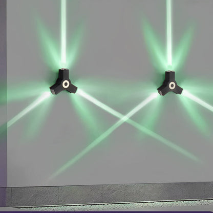 Modern Waterproof Black Outdoor LED Wall Lights Spotlights - Flyachilles