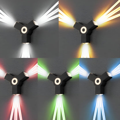 Modern Waterproof Black Outdoor LED Wall Lights Spotlights - Flyachilles