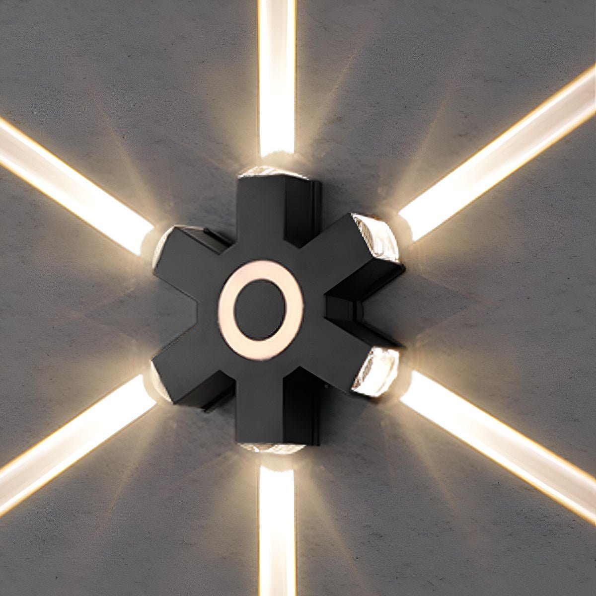 Modern Waterproof Black Outdoor LED Wall Lights Spotlights - Flyachilles