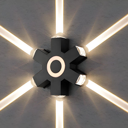 Modern Waterproof Black Outdoor LED Wall Lights Spotlights - Flyachilles