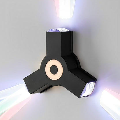 Modern Waterproof Black Outdoor LED Wall Lights Spotlights - Flyachilles