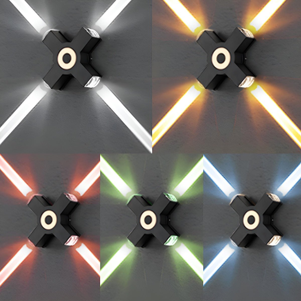 Modern Waterproof Black Outdoor LED Wall Lights Spotlights - Flyachilles