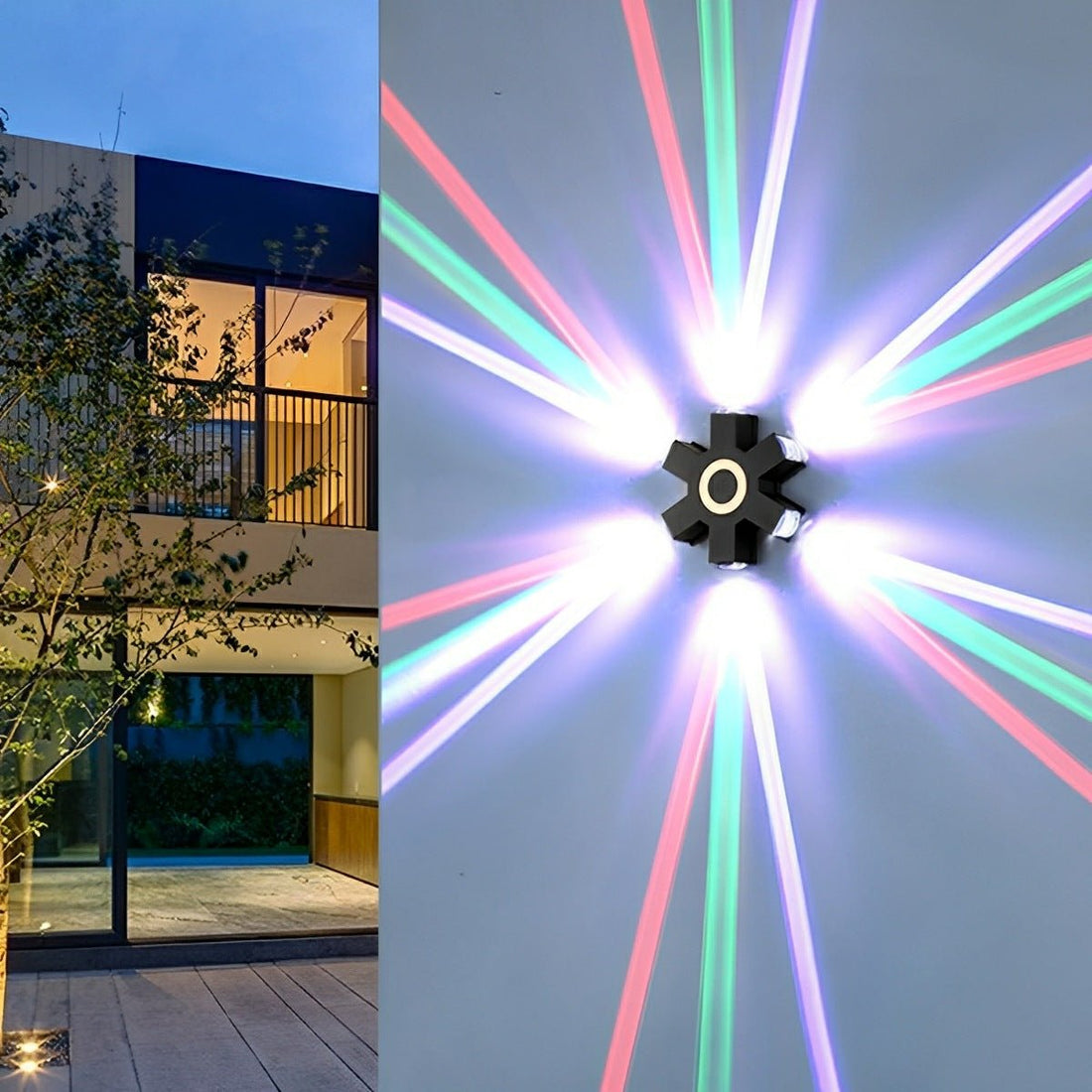Modern Waterproof Colorful Outdoor LED Wall Lights - Flyachilles