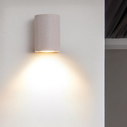 Modern Waterproof Cylinder Cement LED Outdoor Wall Lights - Flyachilles