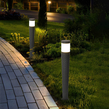 Modern Waterproof Cylinder Outdoor LED Lawn Pillar Lights - Flyachilles