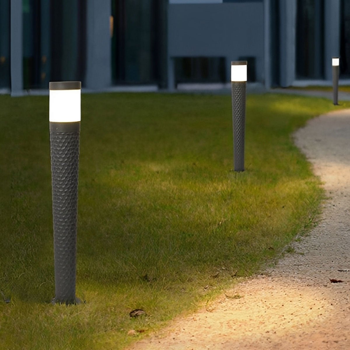 Modern Waterproof Cylinder Outdoor LED Lawn Pillar Lights - Flyachilles