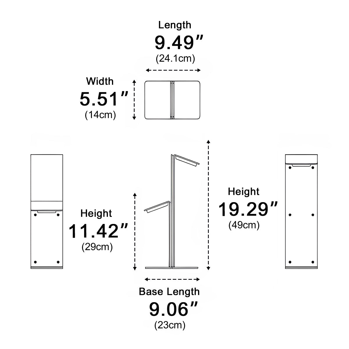 Modern Waterproof LED Outdoor Landscape Pathway Lights - Flyachilles