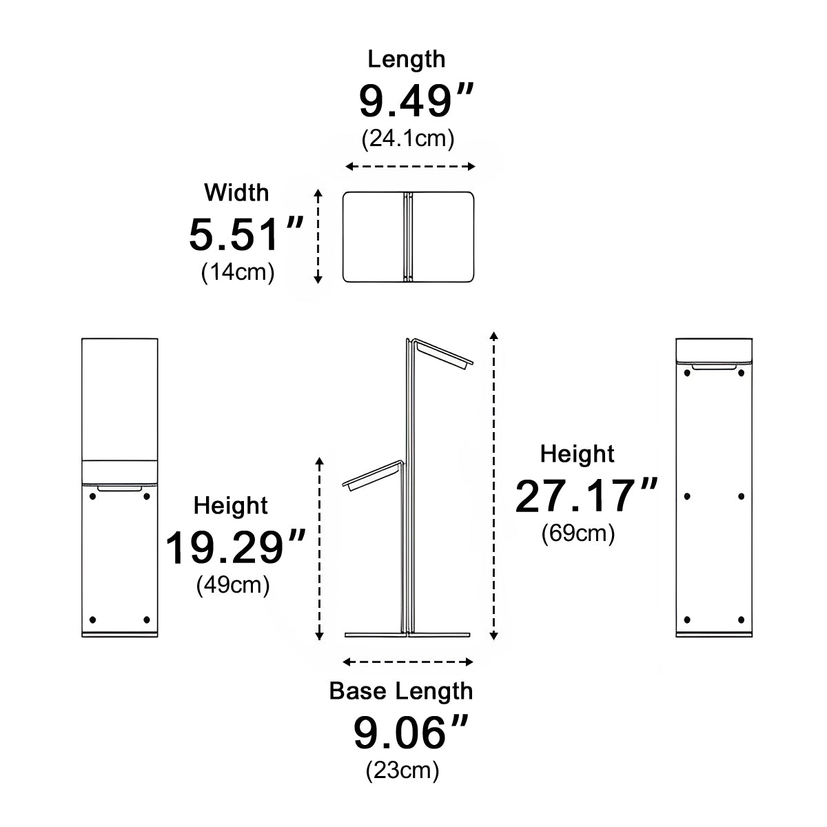 Modern Waterproof LED Outdoor Landscape Pathway Lights - Flyachilles