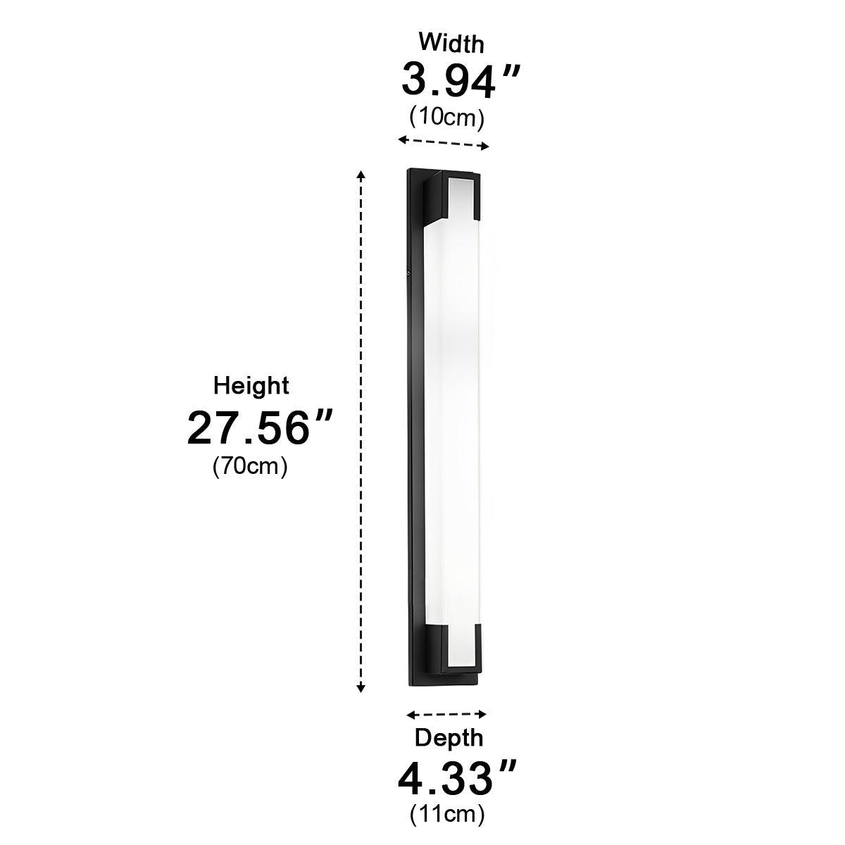 Modern Waterproof Linear Strip LED Outdoor Wall Lights - Flyachilles