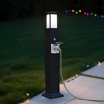 Modern Waterproof Outdoor LED Landscape Path Lights with Socket Charging Station - Flyachilles