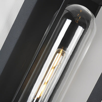 Modern Waterproof Rectangular Glass - Lampshade Outdoor LED Porch Wall Lights - Flyachilles