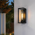 Modern Waterproof Rectangular Glass - Lampshade Outdoor LED Porch Wall Lights - Flyachilles