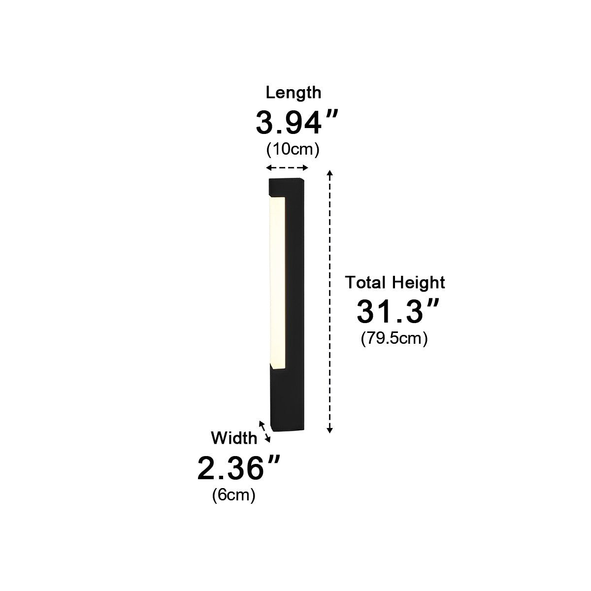 Modern Waterproof Rectangular Outdoor LED Landscape Path Lights - Flyachilles