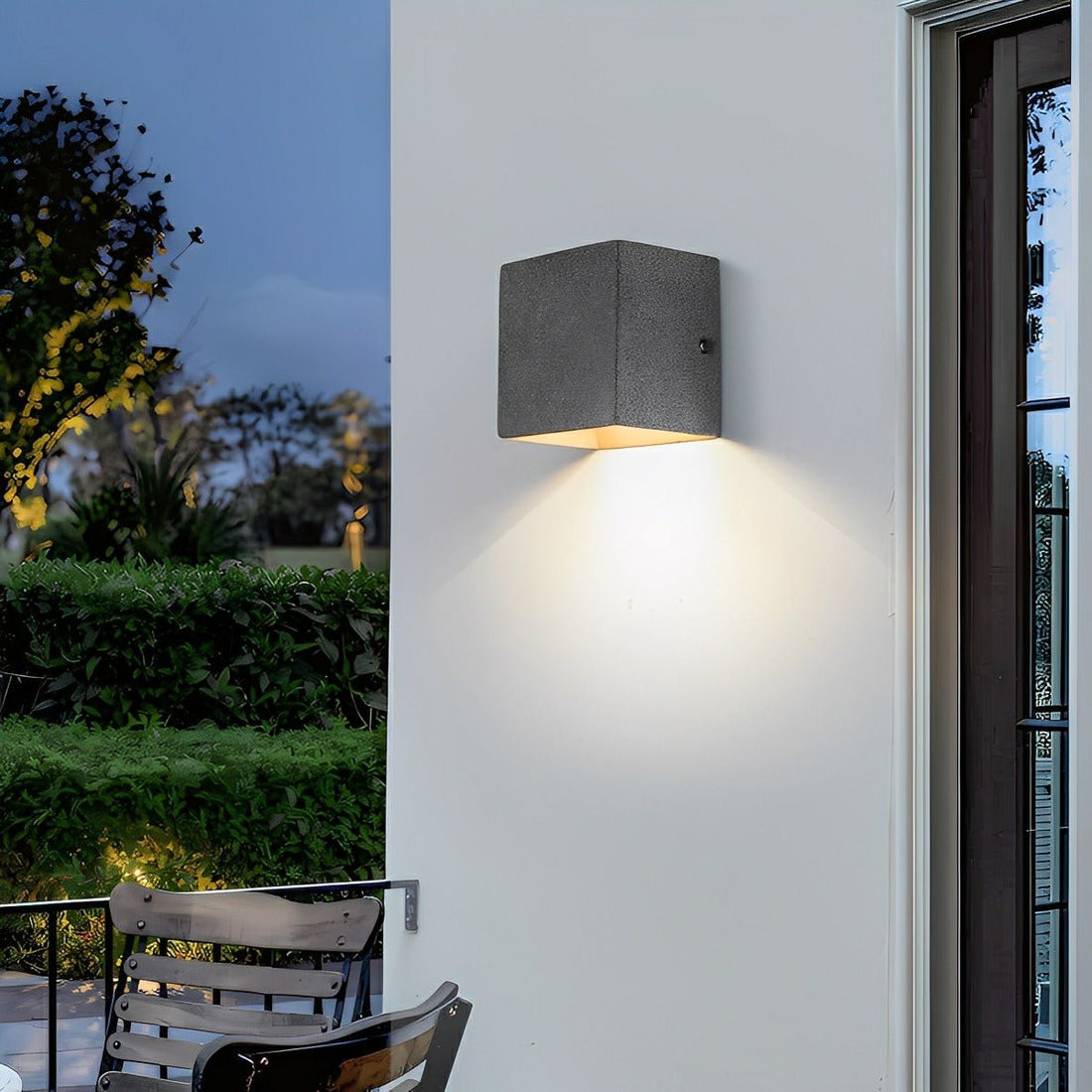 Modern Waterproof Square Cement LED Outdoor Wall Lights - Flyachilles