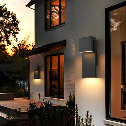 Modern Waterproof Tiered LED Outdoor Wall Lights - Flyachilles
