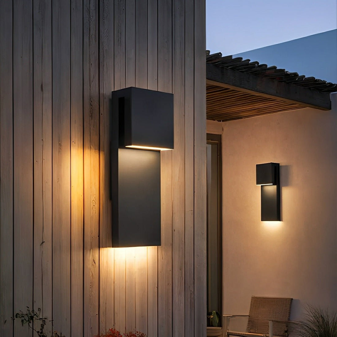 Modern Waterproof Tiered LED Outdoor Wall Lights - Flyachilles