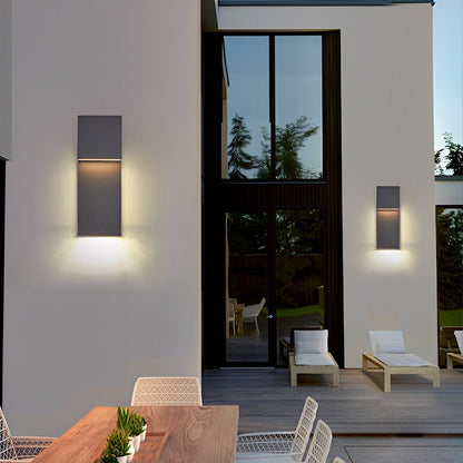 Modern Waterproof Tiered LED Outdoor Wall Lights - Flyachilles