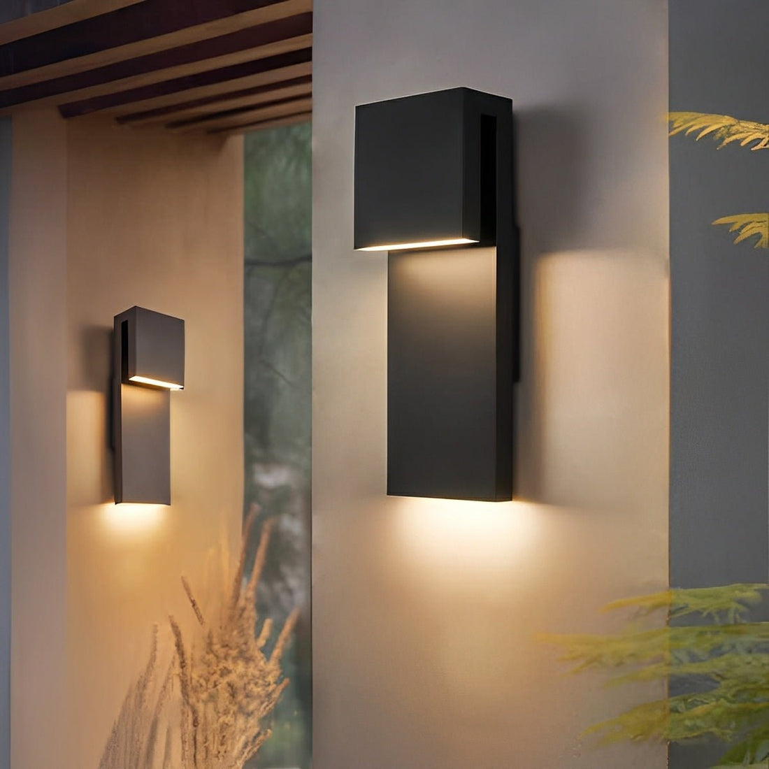 Modern Waterproof Tiered LED Outdoor Wall Lights - Flyachilles
