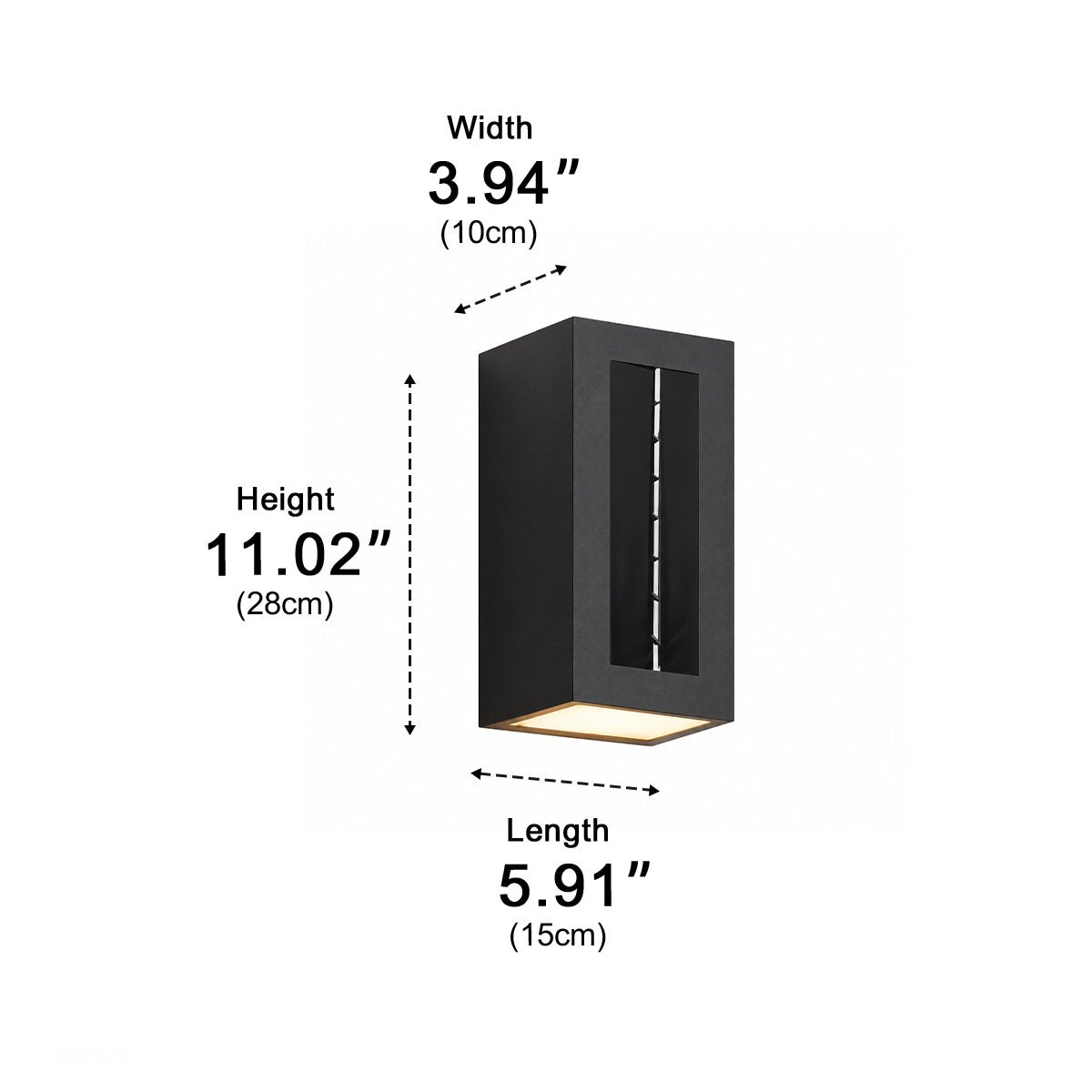 Modern Waterproof Up and Down LED Outdoor Wall Sconces - Flyachilles