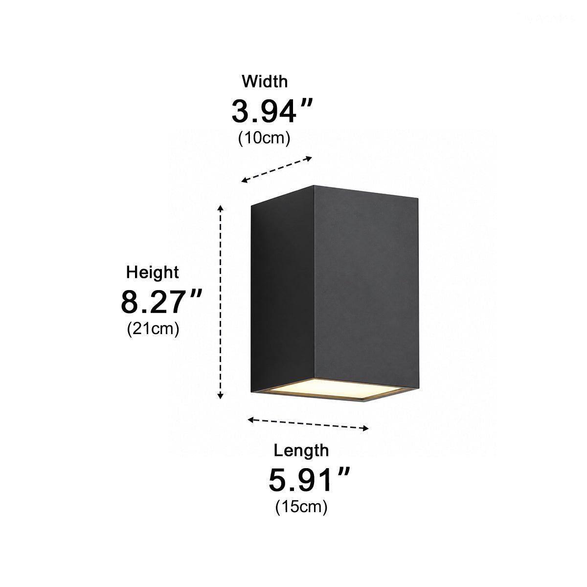 Modern Waterproof Up and Down LED Outdoor Wall Sconces - Flyachilles
