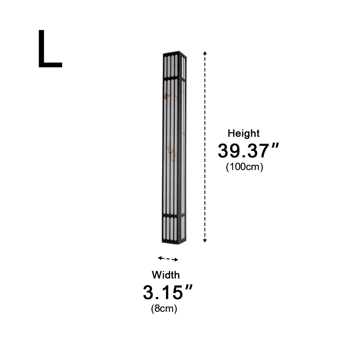 Modern Waterproof Vertical Outdoor LED Wall Sconce - Flyachilles